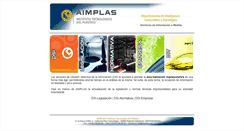 Desktop Screenshot of dsi.aimplas.es
