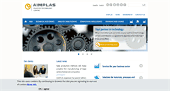 Desktop Screenshot of aimplas.net