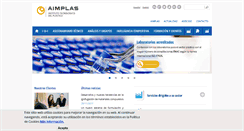 Desktop Screenshot of aimplas.es