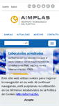 Mobile Screenshot of aimplas.es